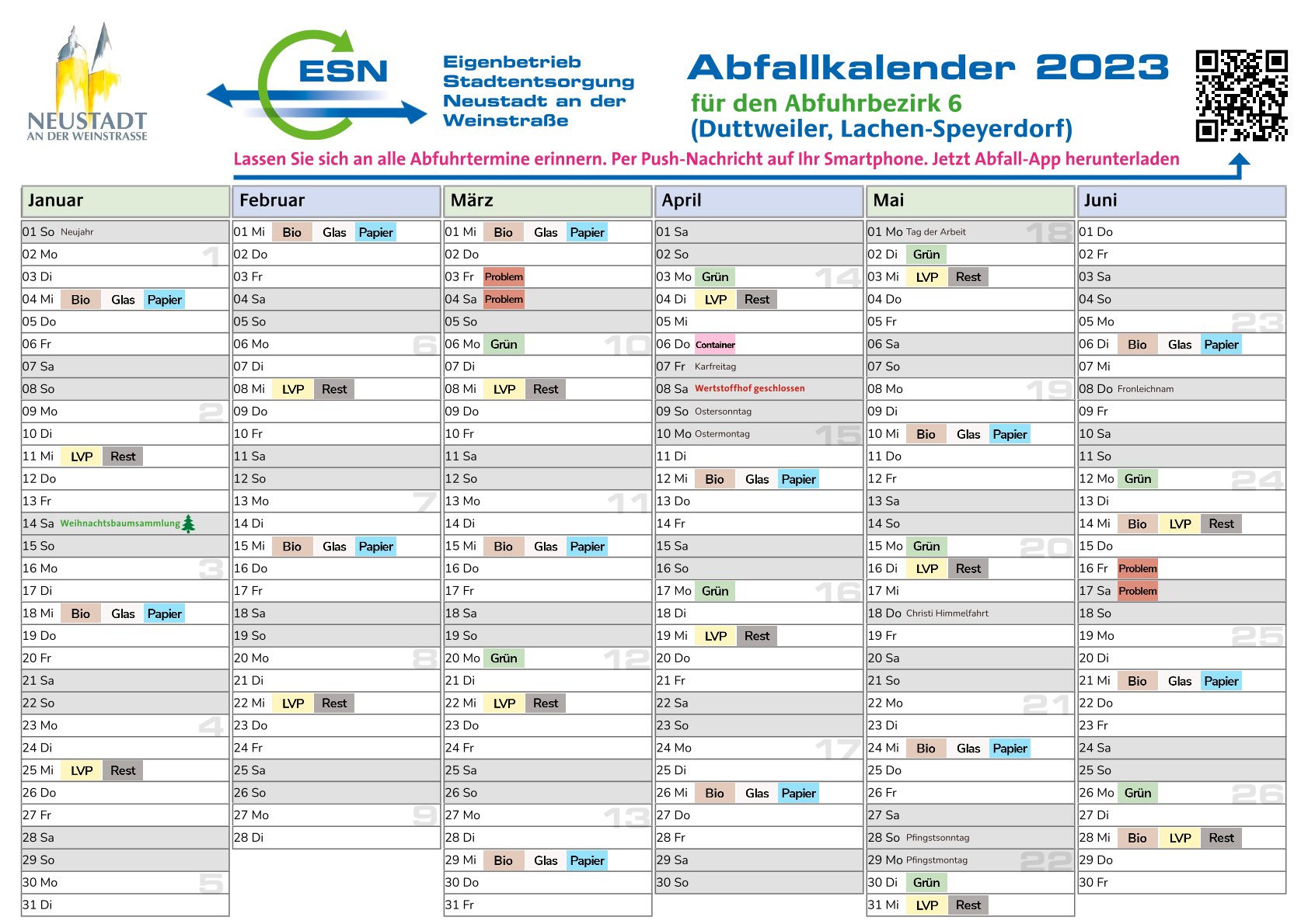 Abfallkalender 2023